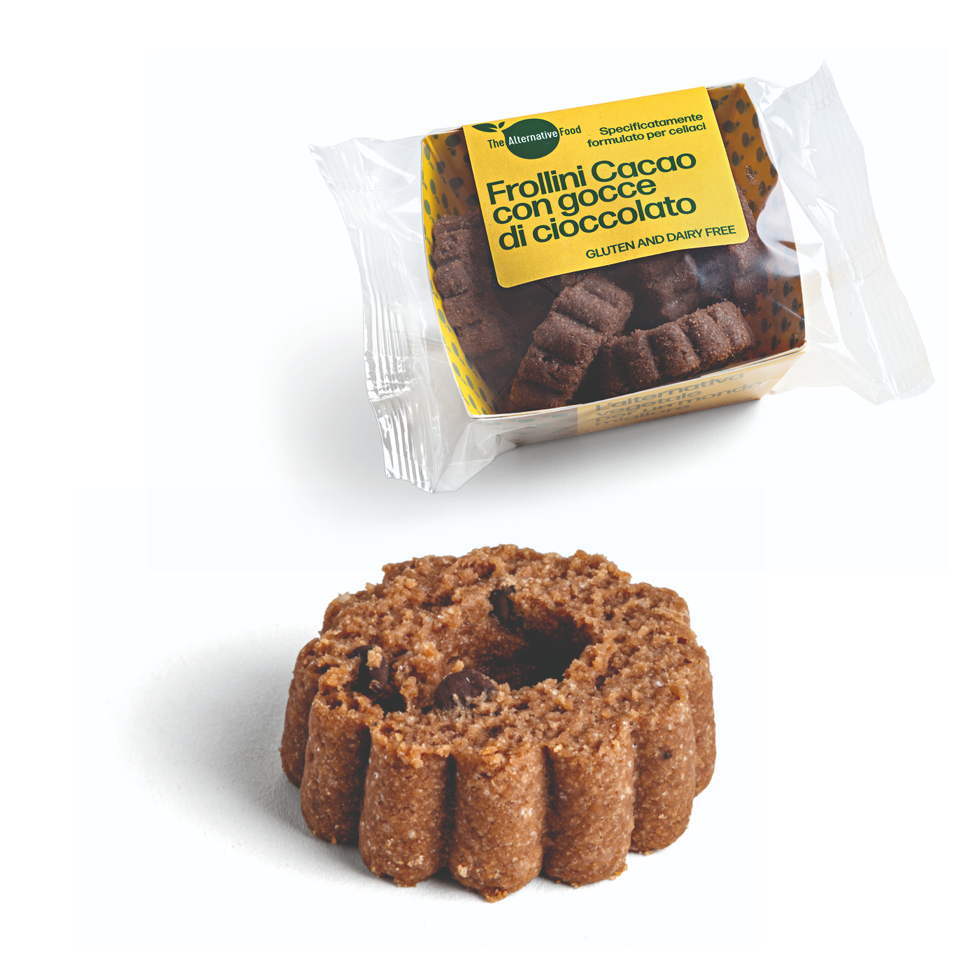 Pack+prodotto nudo – Frollino cacao con gocce di cioccolato