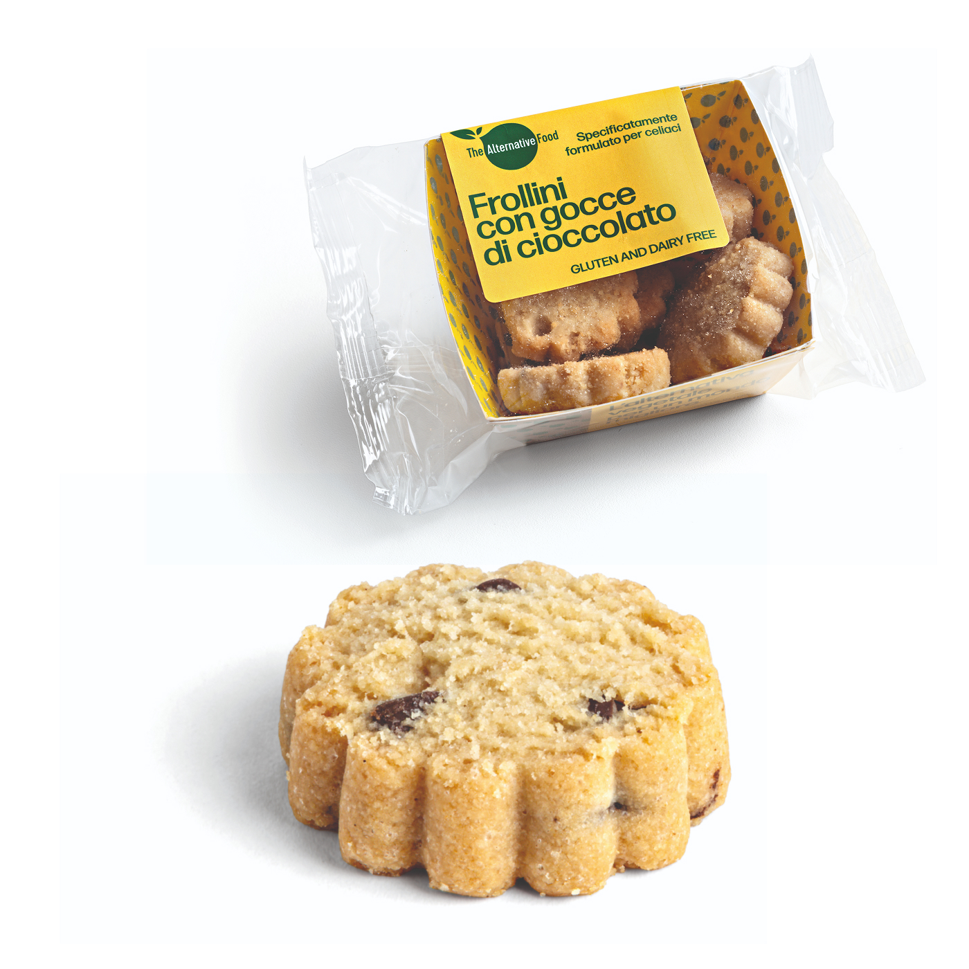 Pack+prodotto nudo – Frollino con gocce di cioccolato